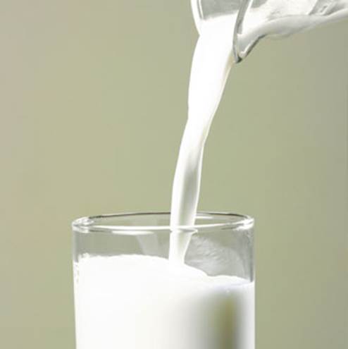 You should let children drink milk because milk contains a lot of calcium.