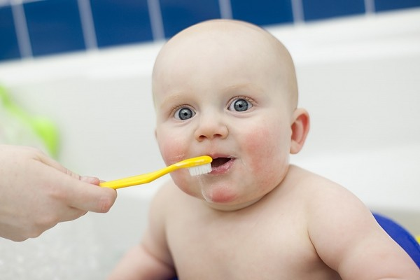 From the time children have their first tooth, you should carefully keep their oral hygiene daily.