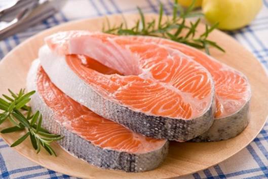 Salmon is the main source of omega-3, which is a kind of fatty substance.