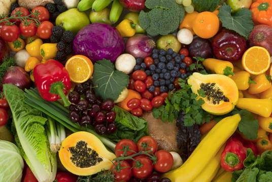 Fruits and vegetables are considered to be good sources of vitamins.