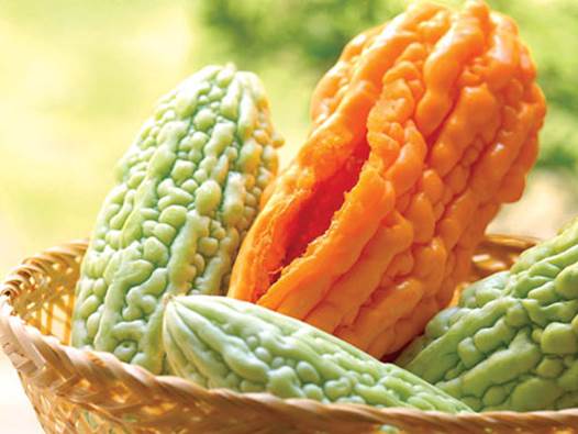 When bitter melon is ripen, it can be nutritious for kidney, spleen and blood.