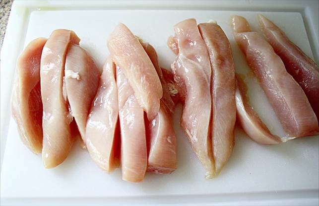 Description: Chicken breast strips