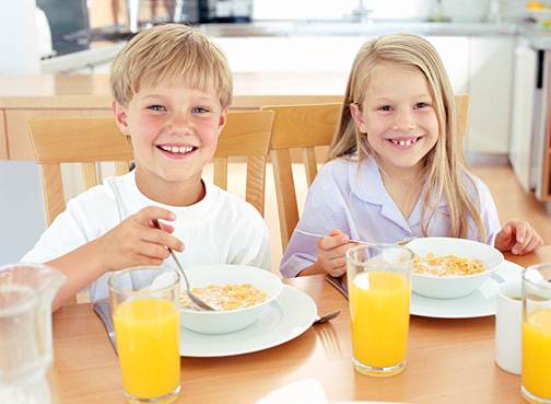 Description: Breakfast plays a great role in preventing obesity in children as the meal helps start the metabolism of the day and burn calories.