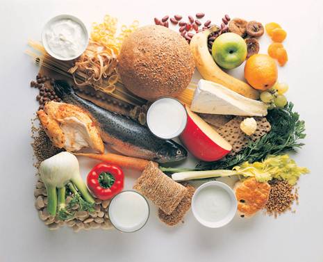 Description: A calcium-rich diet can help prevent osteoporosis.