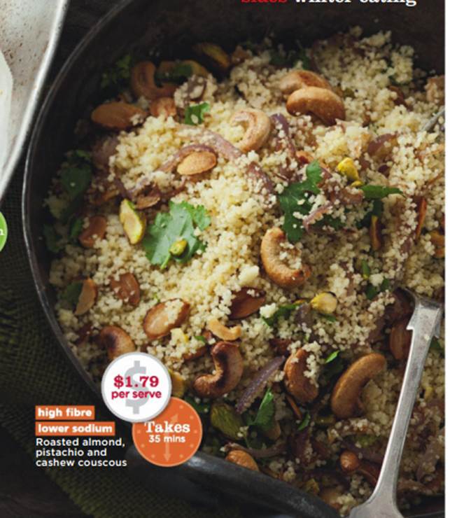 Roasted Almond, Pistachio And Cashew Couscous