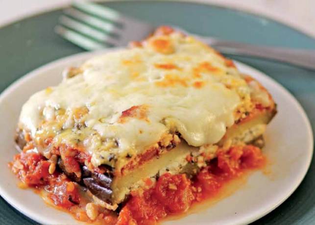 Eggplant And Zucchini Lasagna