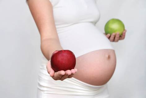 The total amount of energy provided throughout pregnancy is 55,000 kcal to supply for the formation of a fetus.