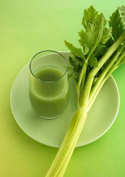 Celery impulses the secretion of acid