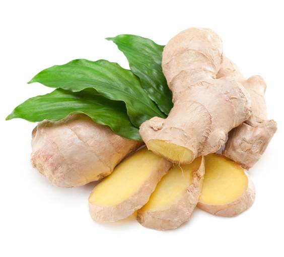 Description: Ginger helps the metabolic process and has health benefits such as improving blood circulation.