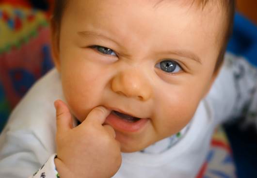 Description: Not all babies have the same symptoms of teething