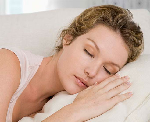 Description: Get enough sleep to reduce oily skin.